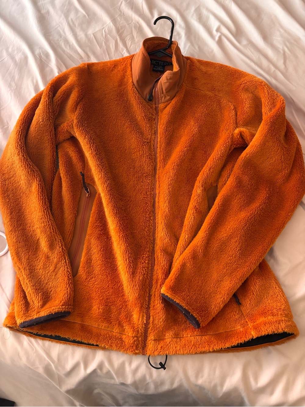 Arc'teryx Men’s Burnt Orange Teddy Fleece Jacket